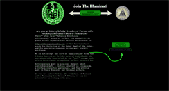 Desktop Screenshot of jointheilluminati.com