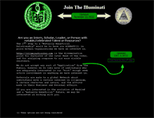 Tablet Screenshot of jointheilluminati.com